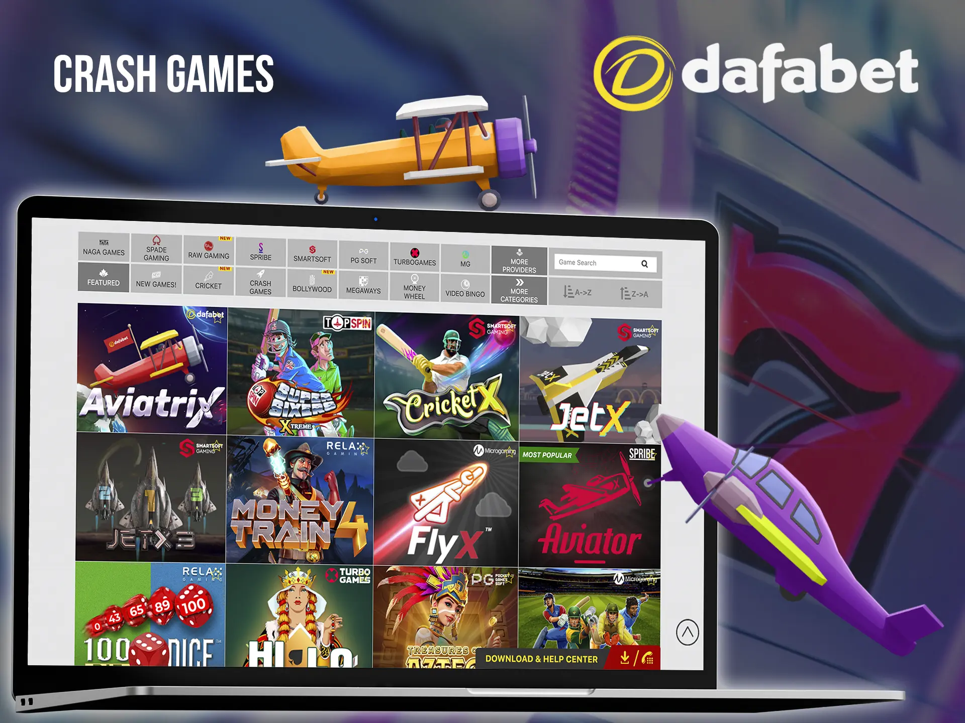 Be careful and make timely withdrawals when playing crash games from Dafabet Casino.