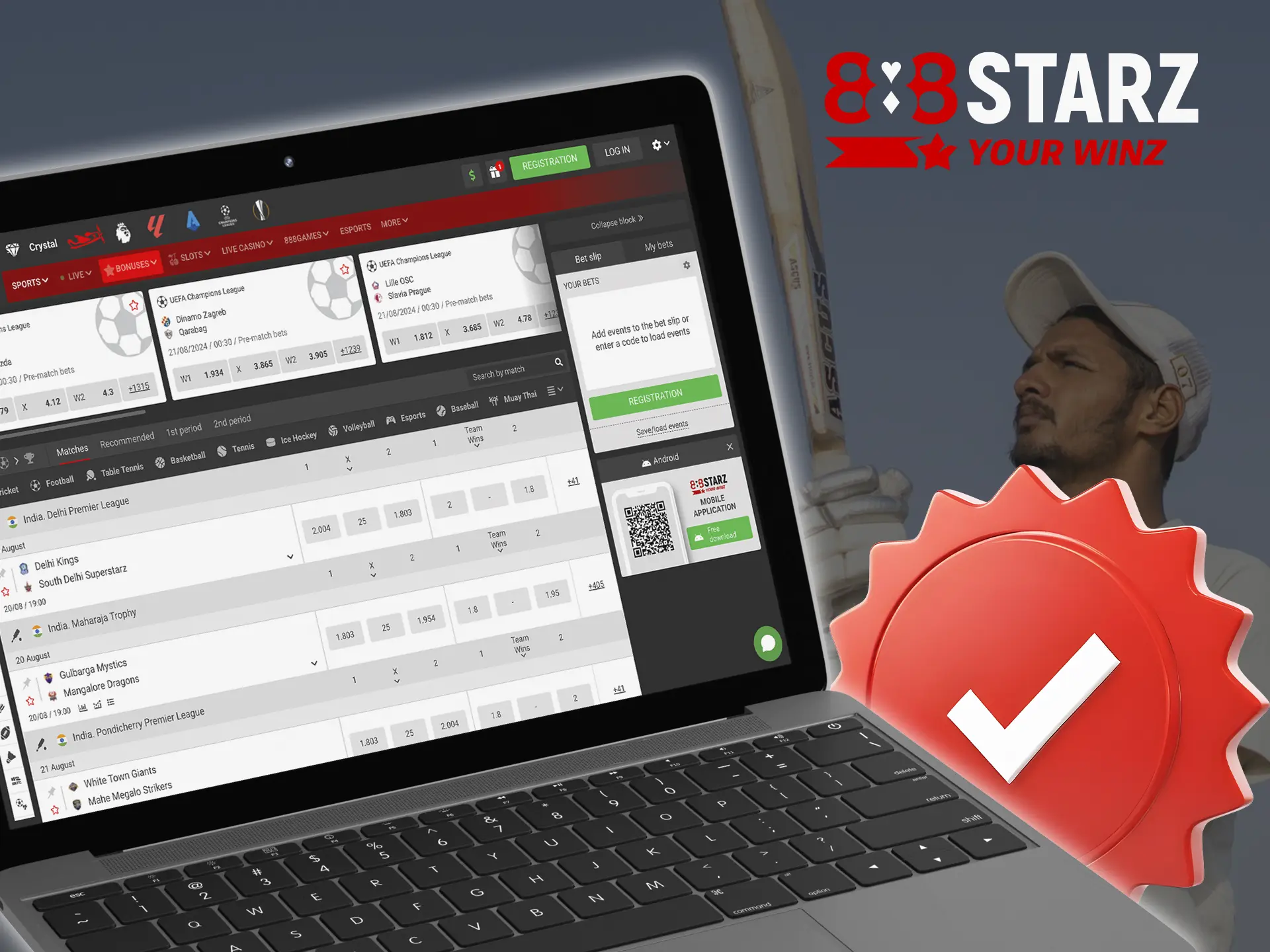 888starz is a casino with a high level of protection for its users.