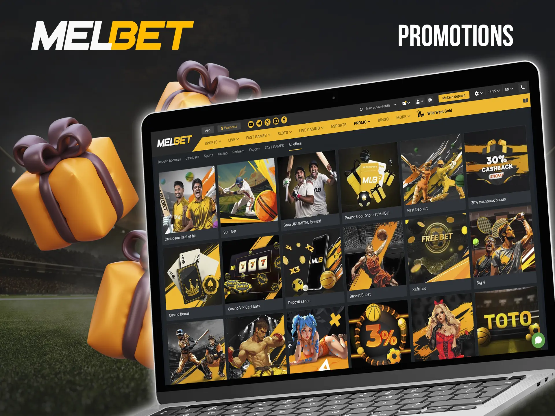 Gain gaming experience and boost your skills with bonus programmes from Melbet Casino.
