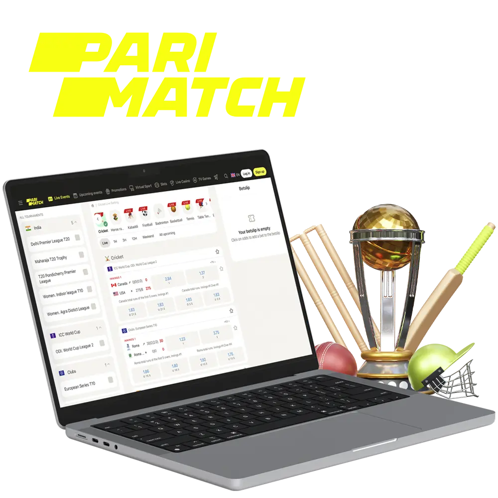 Get to know cricket betting at Parimatch bookmaker.