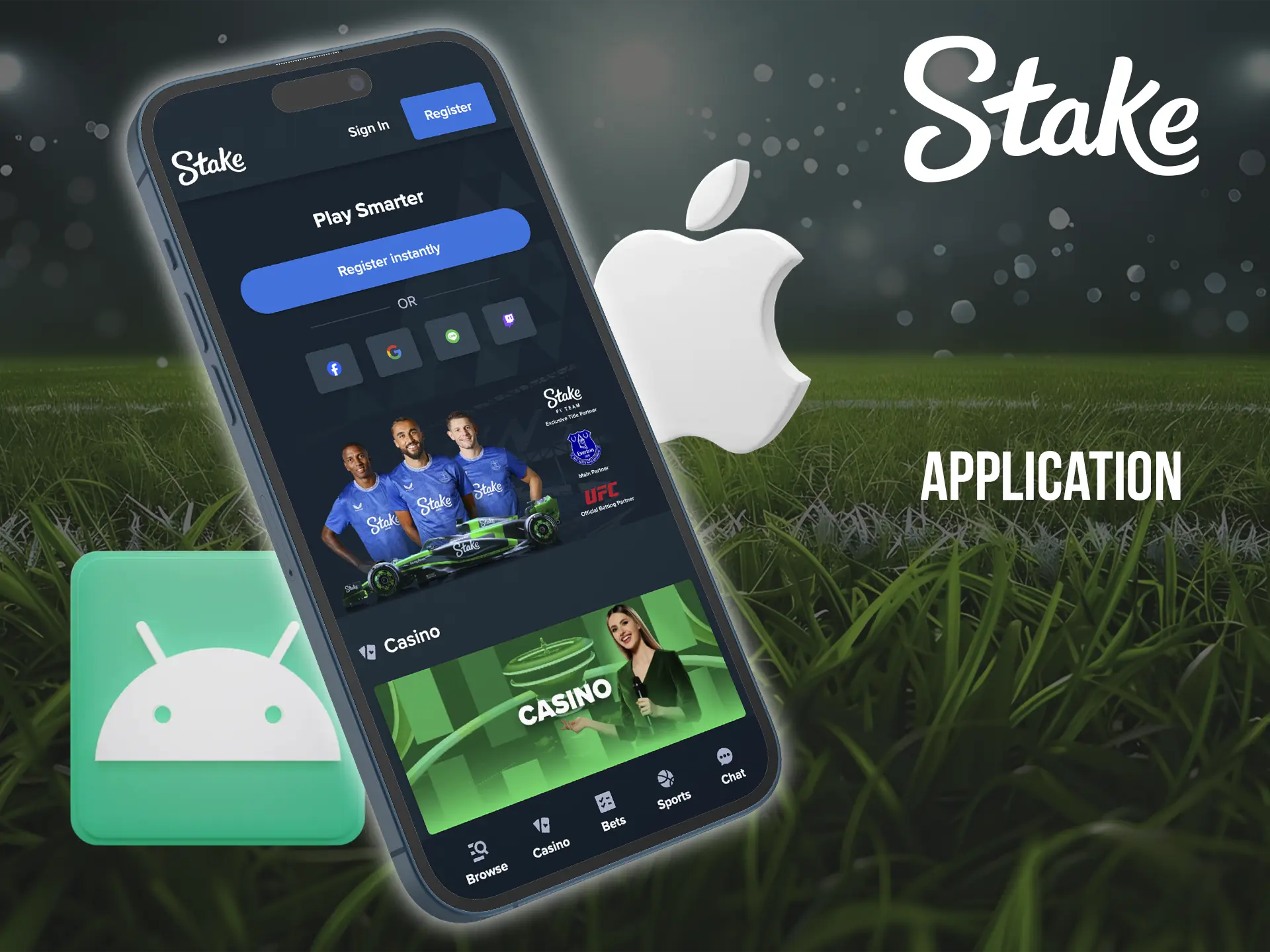 In the near future, Stake will definitely have a mobile app with which you can play slots and place bets.